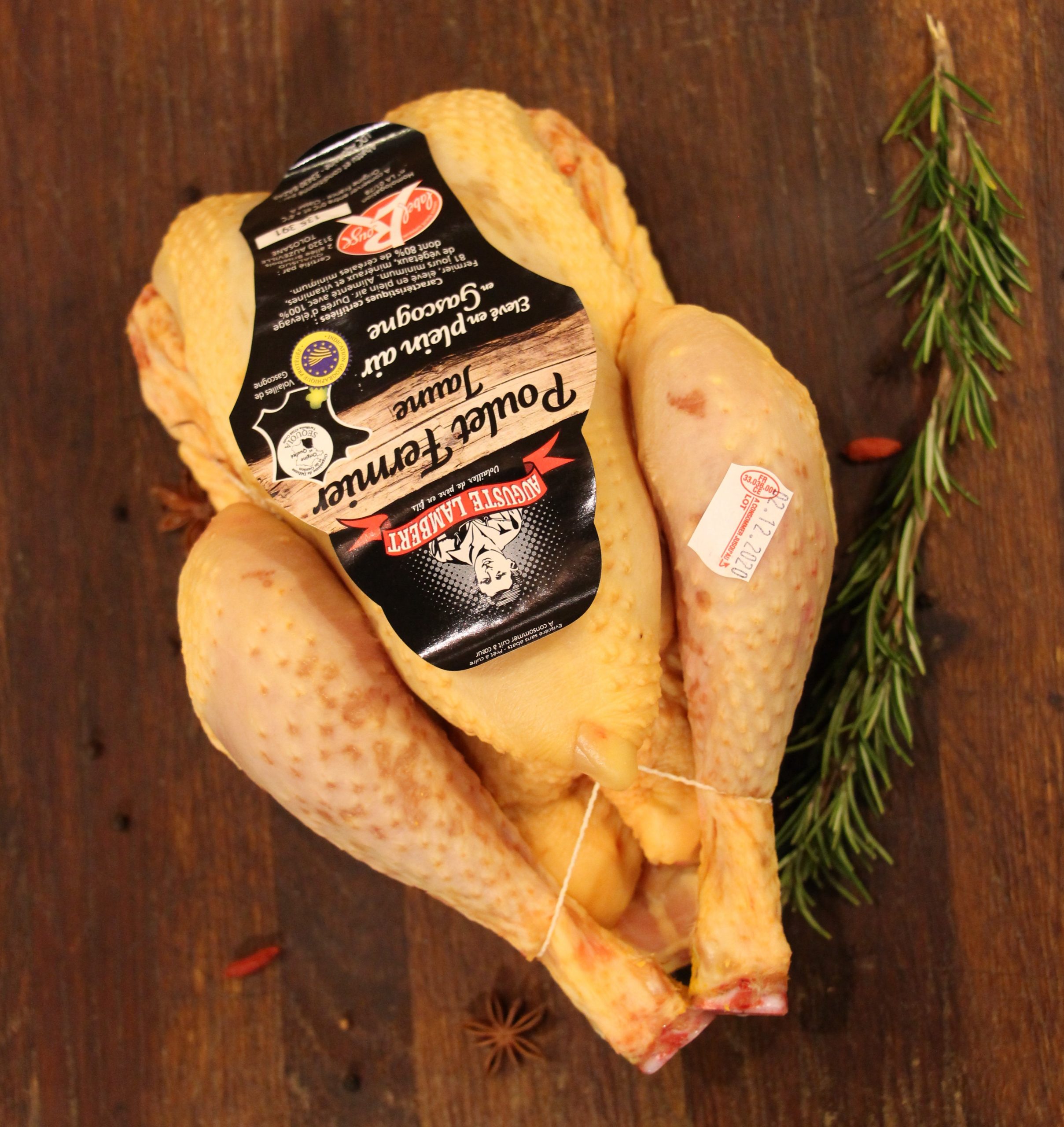 Poulet fermier halal